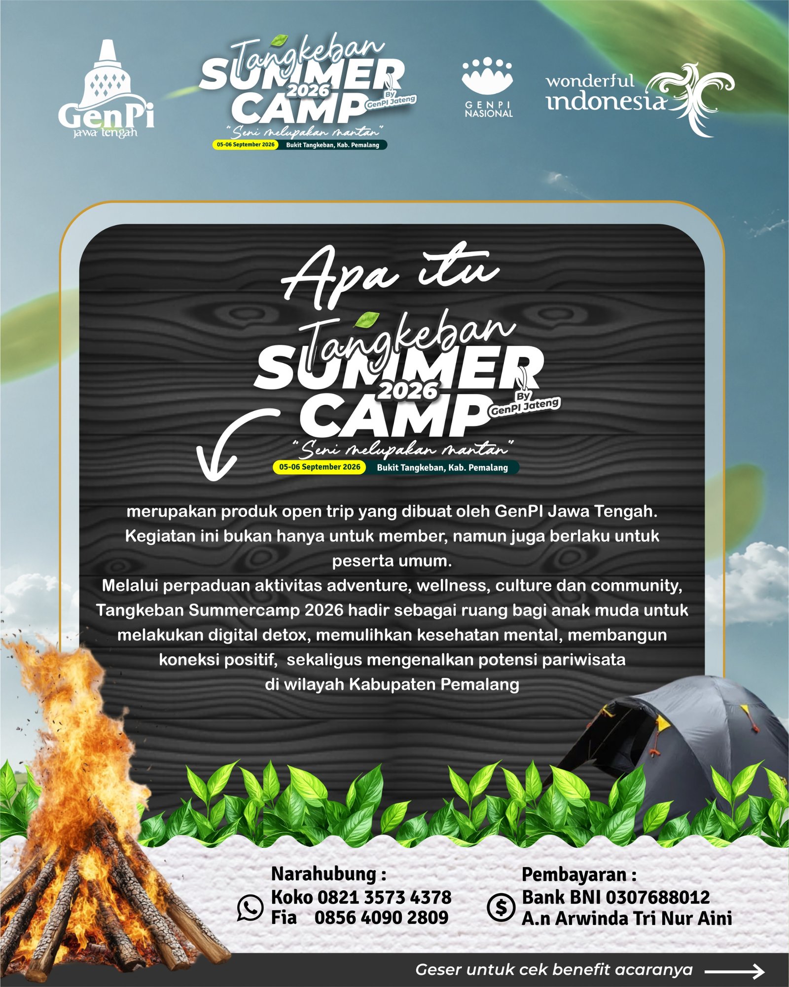 Apa itu Tangkeban Summer Camp 2026