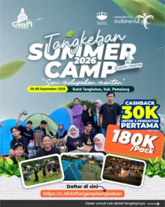 Tangkeban Summer Camp 2026: Open Trip Seru GenPI Jateng di Bukit Tangkeban Pemalang